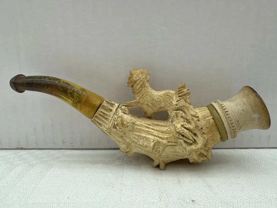 Antike Meerschaum Pfeife – Bild 3