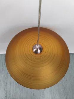 Deckenlampe, oranger Glasschirm, Ø 43cm – Vorschau 4