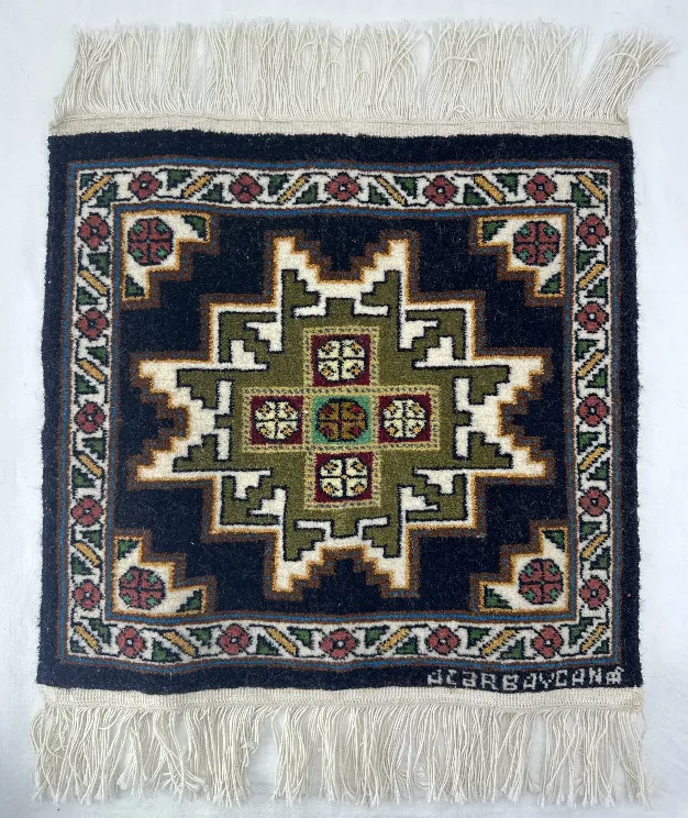 Handgefertigter Azerbaijcan mini Teppich  - Bild 4