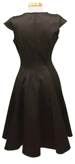 Orsay Damen Stretch-Satin-Midikleid schwarz Gr. S - Bild 2