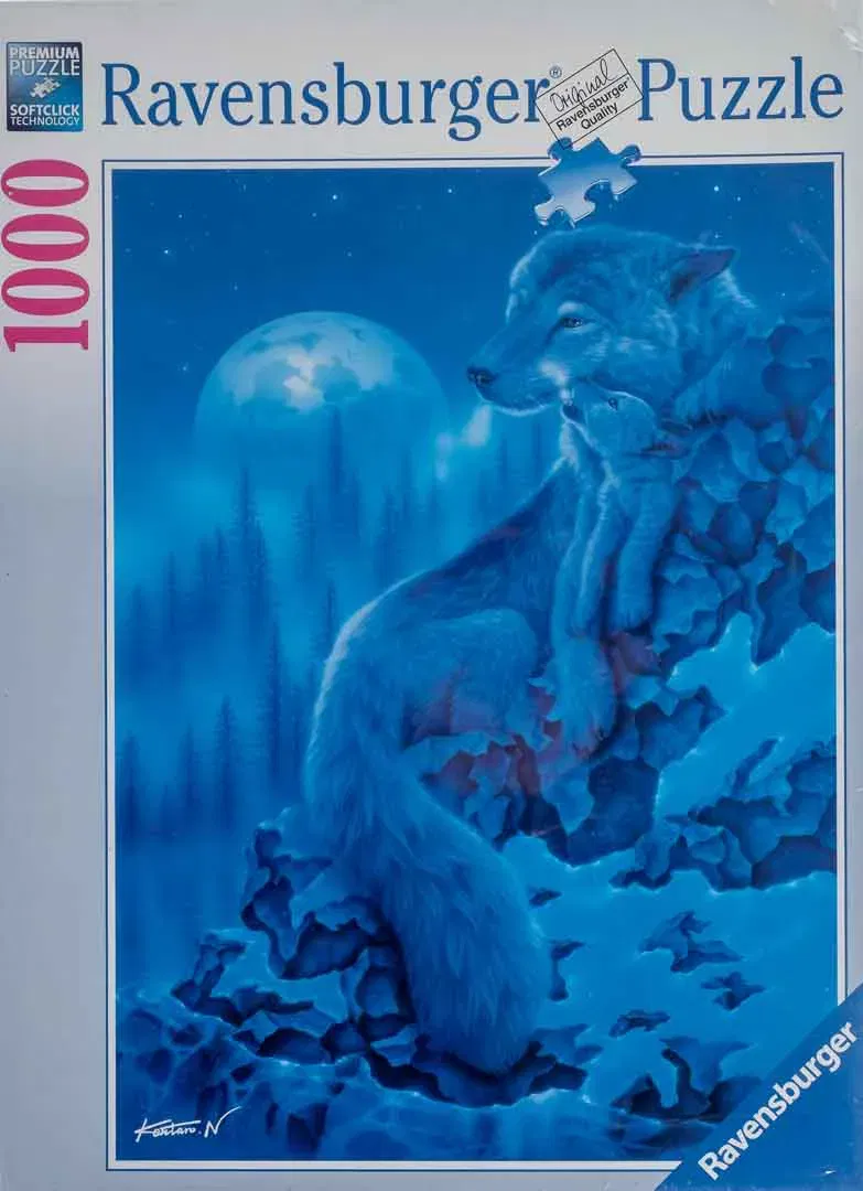 Ravensburger - Wolfsnacht - 1000 Teile Puzzle Nr. 19 119 2 - Bild 1