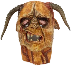 Geschnitzte Krampus-Maske Holz - Bild 2
