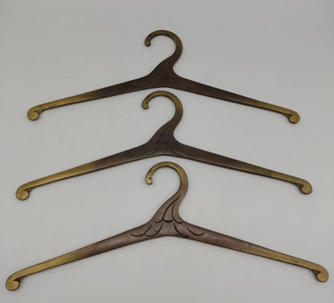 3 Stk. Messing Kleiderbügel - Bild 1