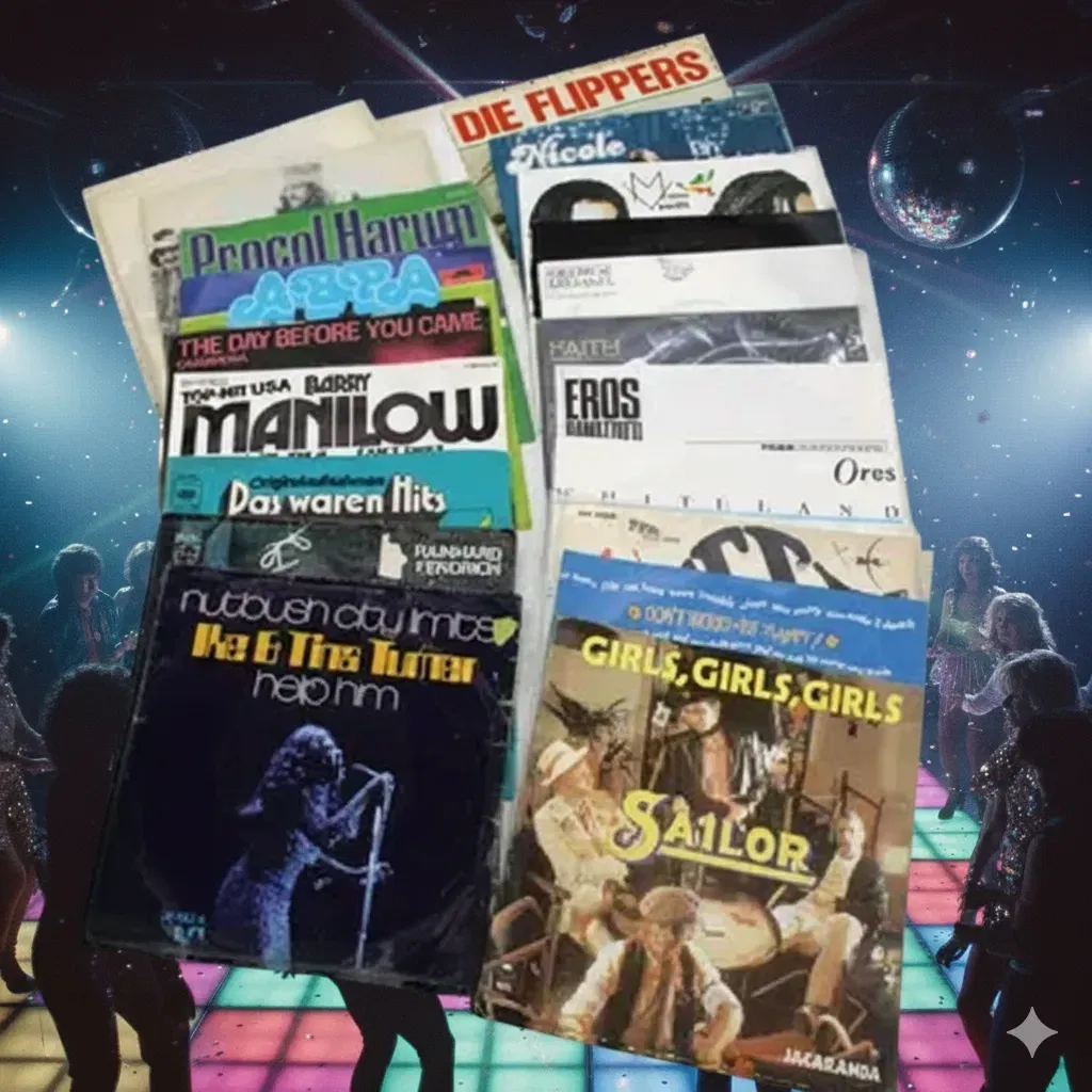 Konvolut 17 Stk. Single Schallplatten – ABBA, George Michael, Ike & Tina Turner, Sailor u. a. - Bild 2