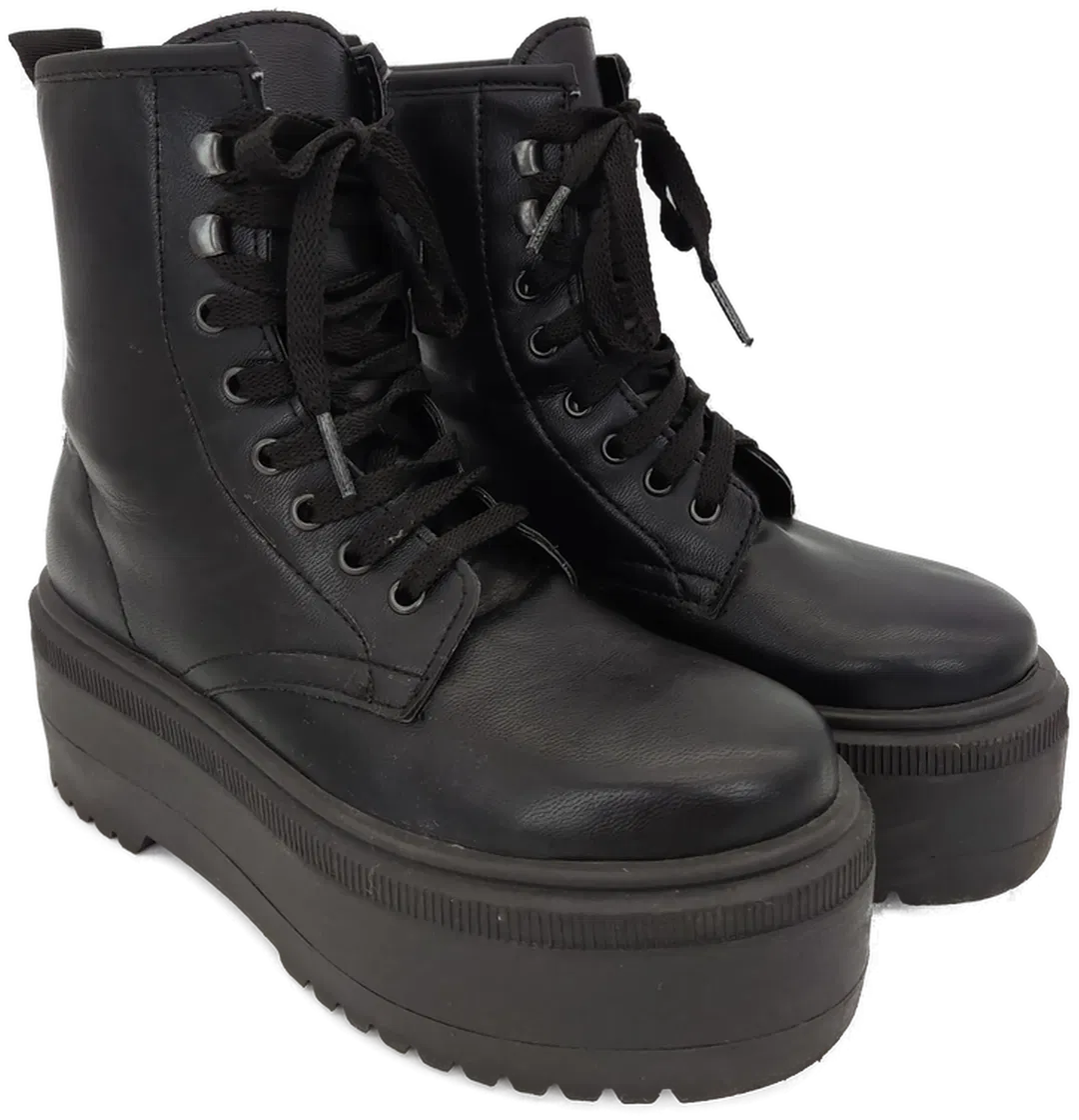 ASOS Damen Plateu-Boots , schwarz - Gr. EU 36 - Bild 1