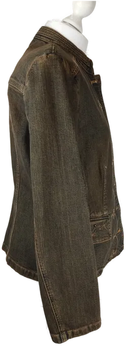 Damen Jeansjacke Gerry Weber Bestickt Gr.38 | Liebevoll Bestickt - Bild 2