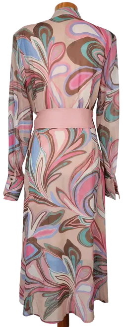 Maryley Damen Maxikleid, rosa - Gr. S  - Bild 2