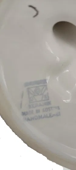 Gmundner Keramik 2 armiger Kerzenhalter, Kollektion Streublumen - Bild 2