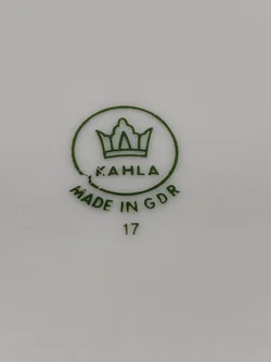 2x Kahla Teller mit Blumenmuster - Bild 4