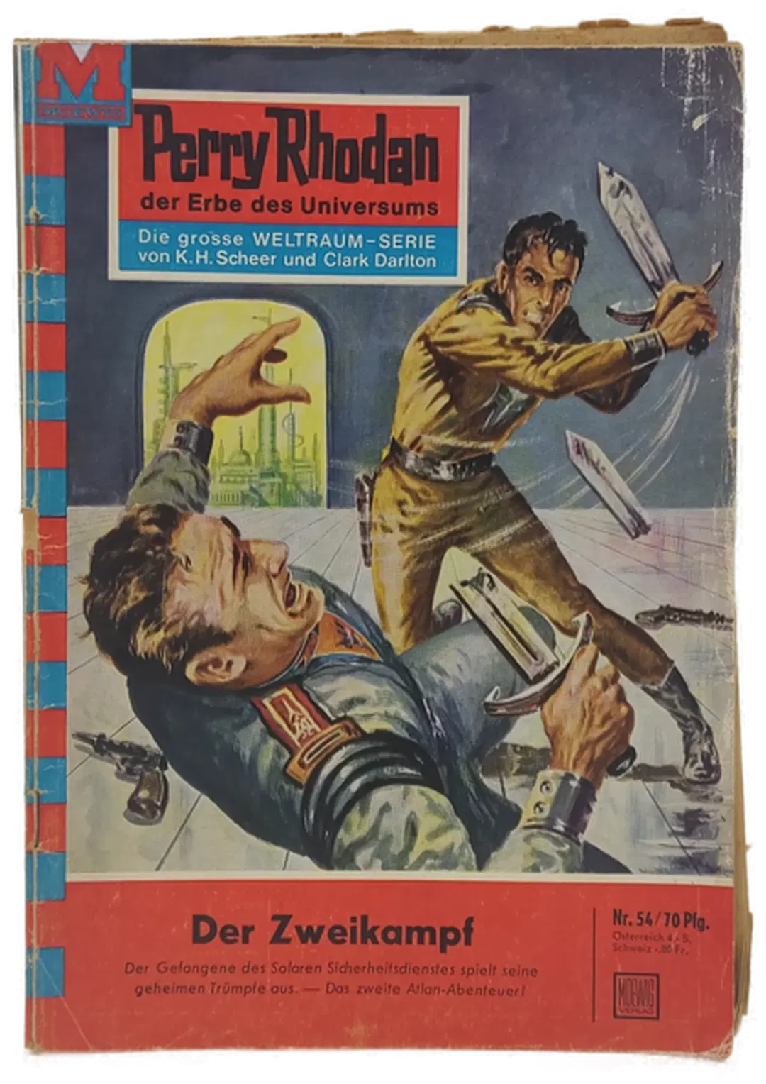 Romanheft Perry Rhodan Der Zweikampf Erstauflage Nr. 54 - Bild 2