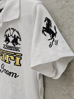 LA MARTINA x FERRARI Kinder T-Shirt, weiß - Gr. 170/176 – Vorschau 5