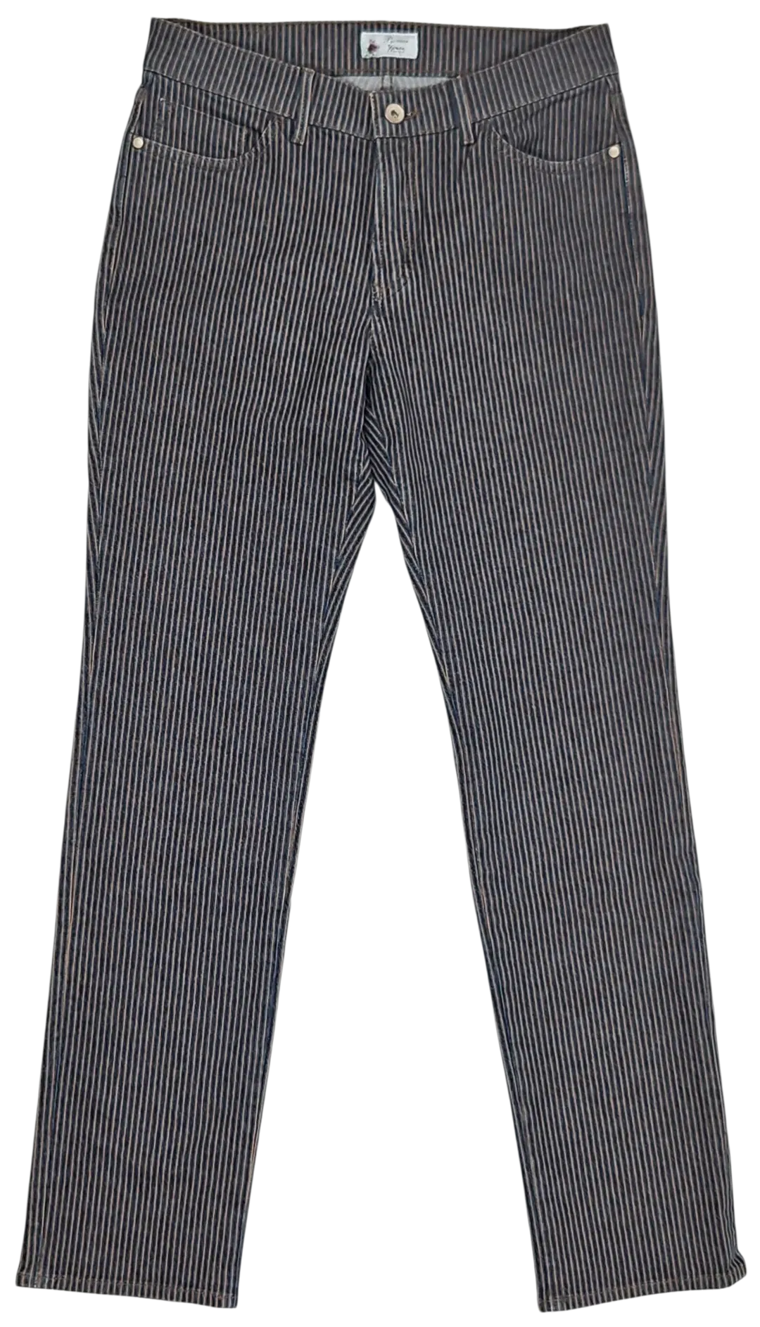 Pioneer Women Damen Hose, blau/braun - Gr. 38/32 - Bild 1