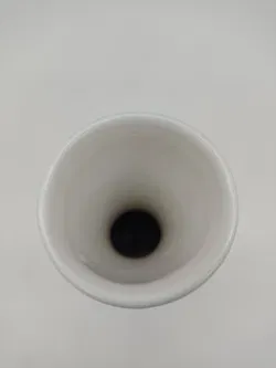 Gmundner Kermik - Blumenvase grün geflammt - Bild 3