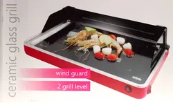 Silva Homeline Keramik-Glasgrill – Tischgrill mit Windschutz & 2 Heizstufen - Bild 2