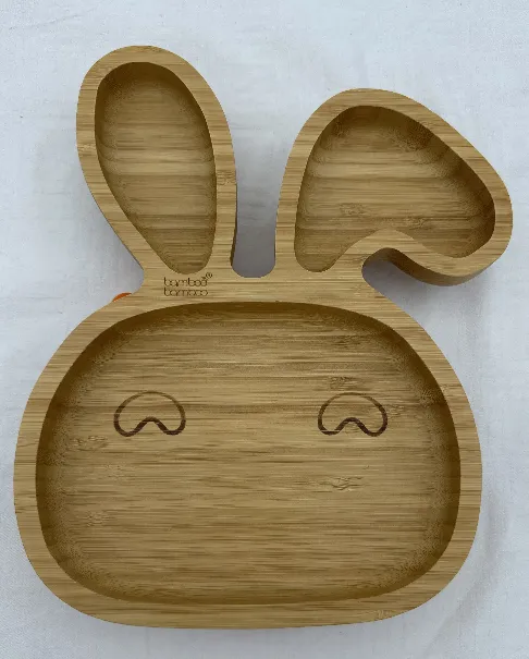 bamboobamboo bunny suction plate - Baby- und Kleinkinderteller – Bild 3