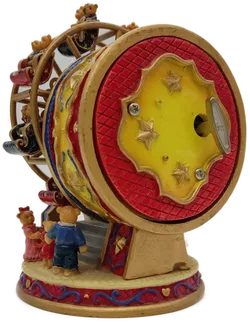 Riesenrad Spielbox Musikbox mit kleinen Bären zum Aufziehen - Bild 2