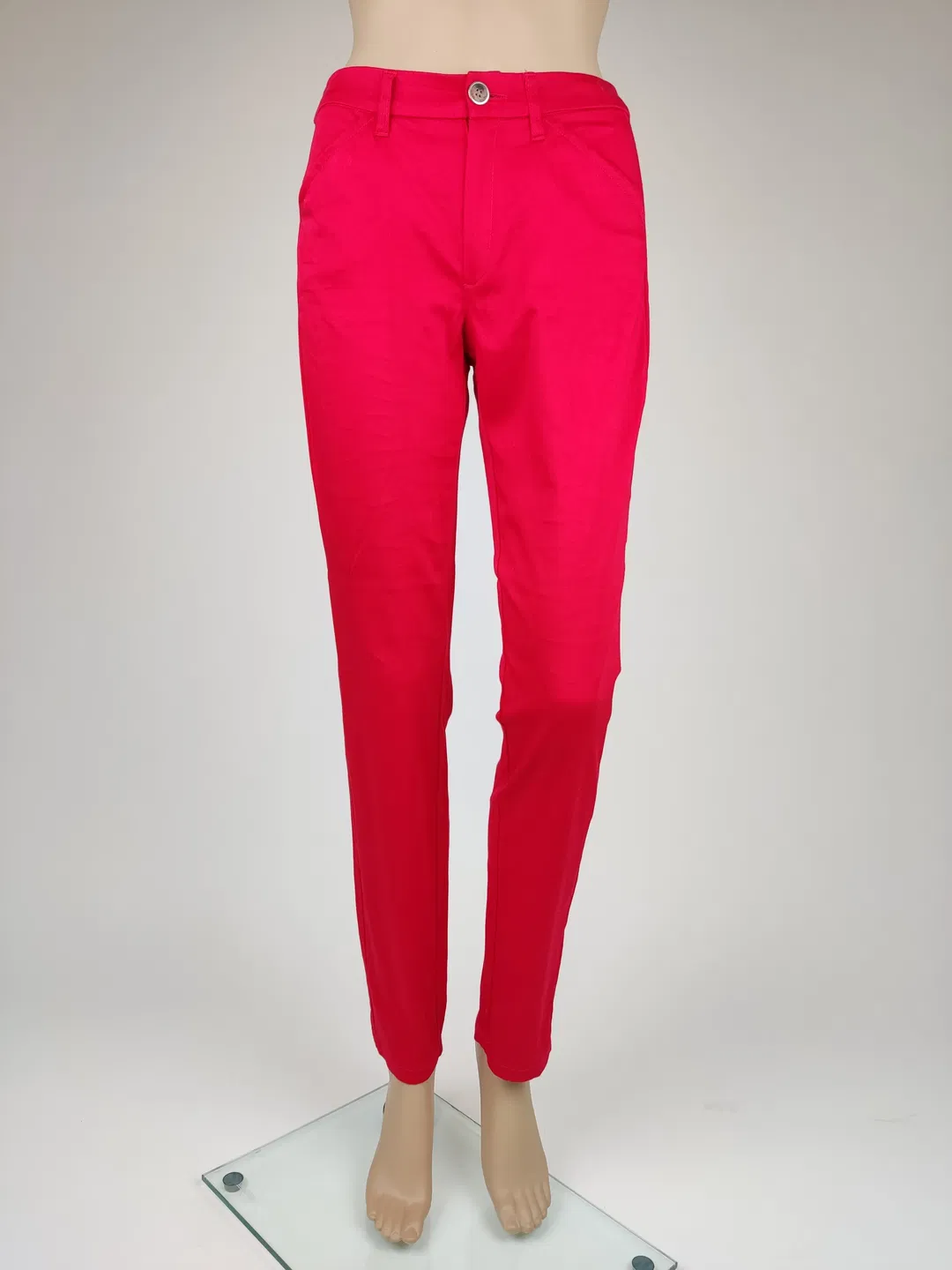 MANGO Damen Hose, rot - Gr. 36 - Bild 4