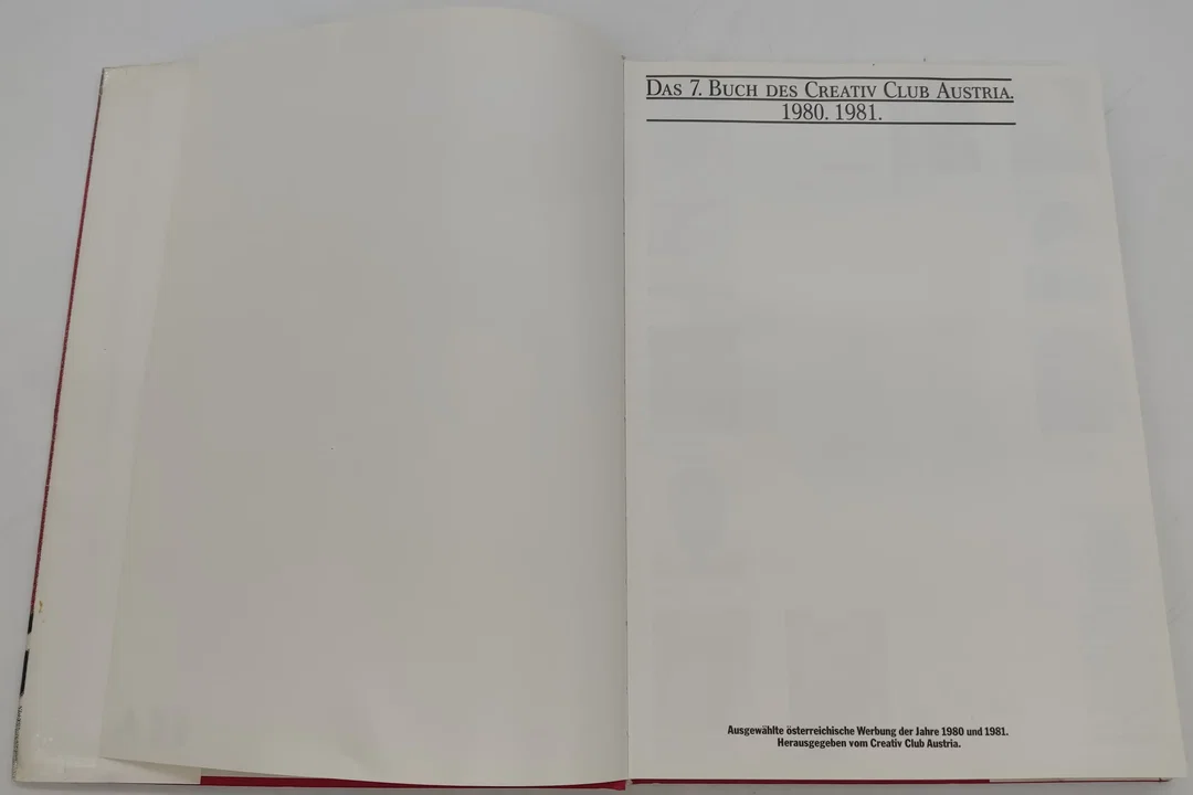 Buch "CCA ANNUAL 7" ausgewählte österreichische Werbung der Jahre 1980 und 1981 – Bild 3