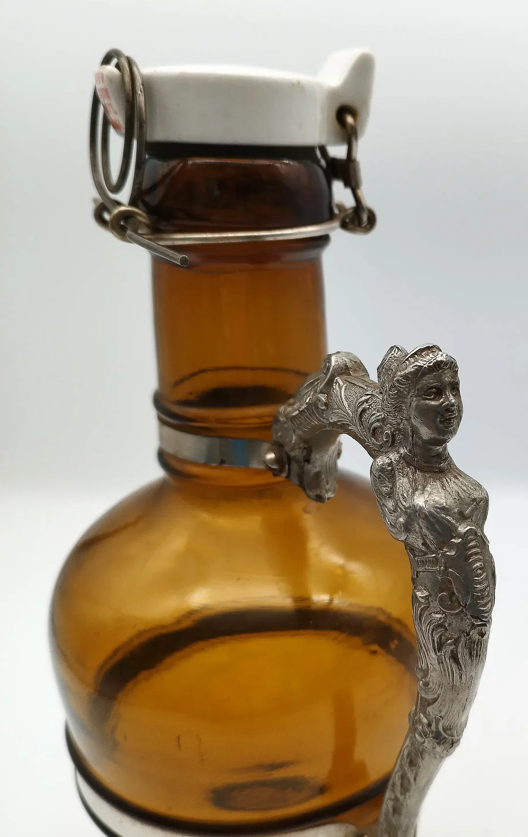 Antike Glas-Bierkrug/Biersiphon | Zeitreisender Fund – Bild 3
