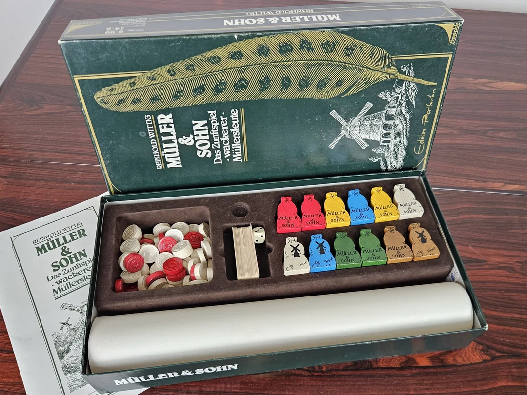 MÜLLER & SOHN - Das Zunftspiel wackerer Müllersleute - Gesellschaftsspiel - Franckh – Bild 3