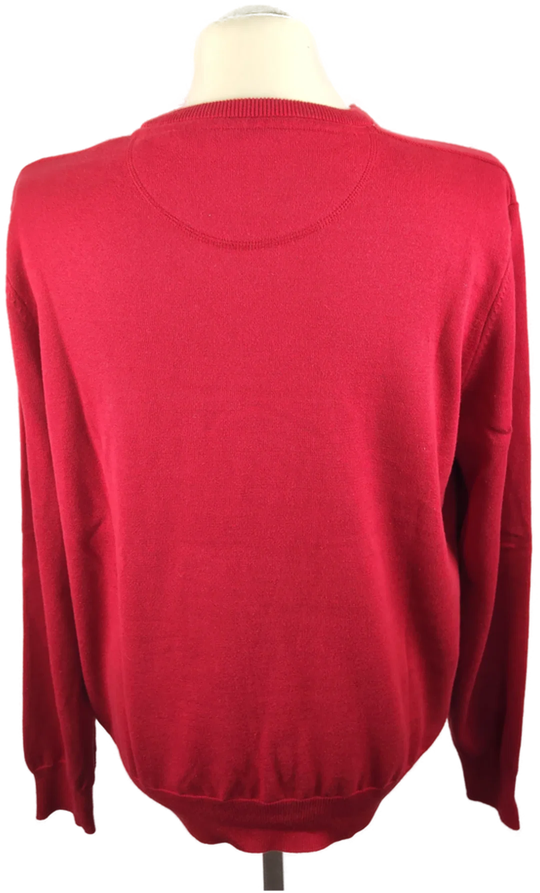 Herrenpullover C&A Rot mit V-Ausschnitt | Casual-Klassiker – Bild 3