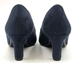 Tamaris Damen Wildlederpumps dunkelblau F 1/2 - Gr. 39 - Bild 3
