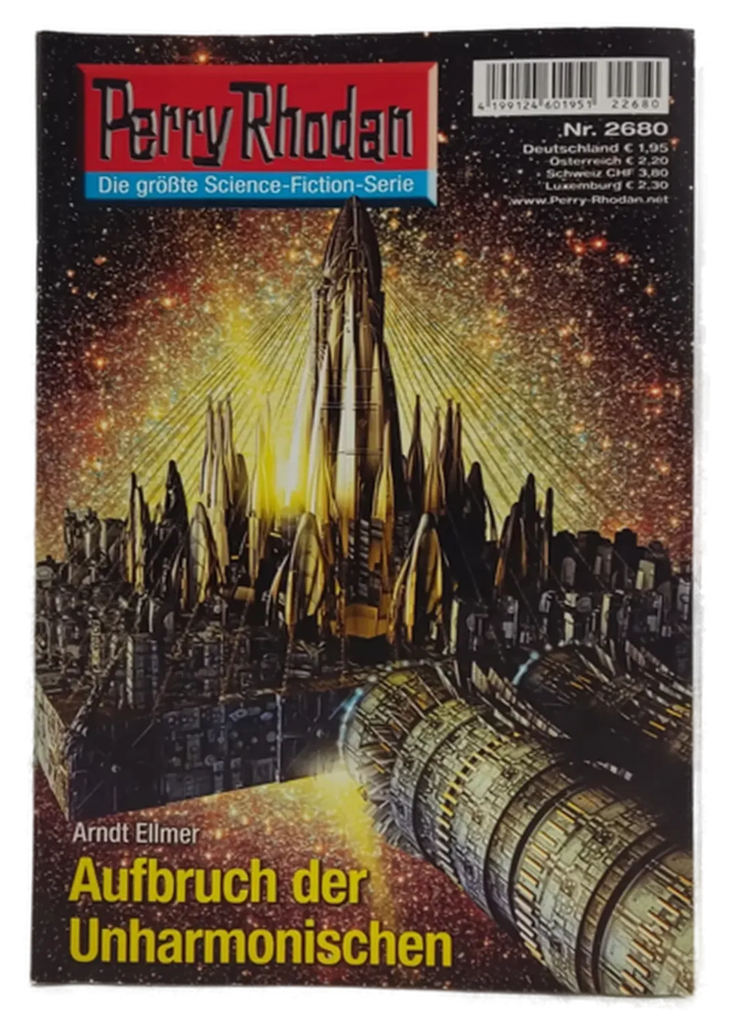Romanheft Perry Rhodan Aufbruch der Unharmonischen Erstauflage Nr.2680  - Bild 2
