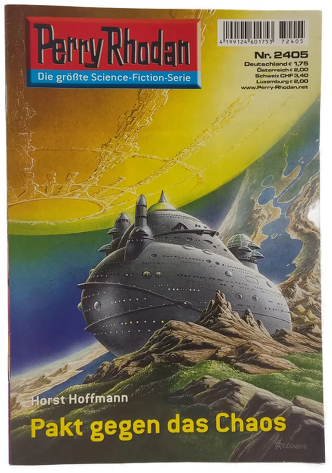 Romanheft Perry Rhodan Pakt gegen das Chaos Erstauflage Nr.2405 - Bild 2