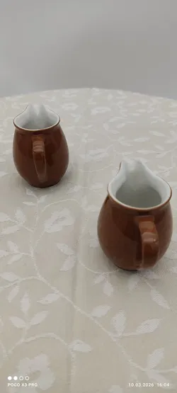 Sahnekännchen Lilien Porzellan Braun | Vintage-Schatz - Bild 4