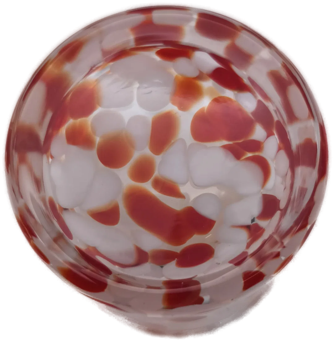 Wrzesniak Glassworks, mundgeblasenes Glas "Confetti", Teelicht/Trinkglas – Bild 2