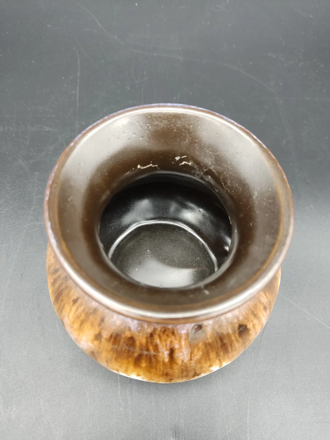 Kleine Vintage - Zu jeder Form zuschneidbarVase - braun/beige – Bild 3
