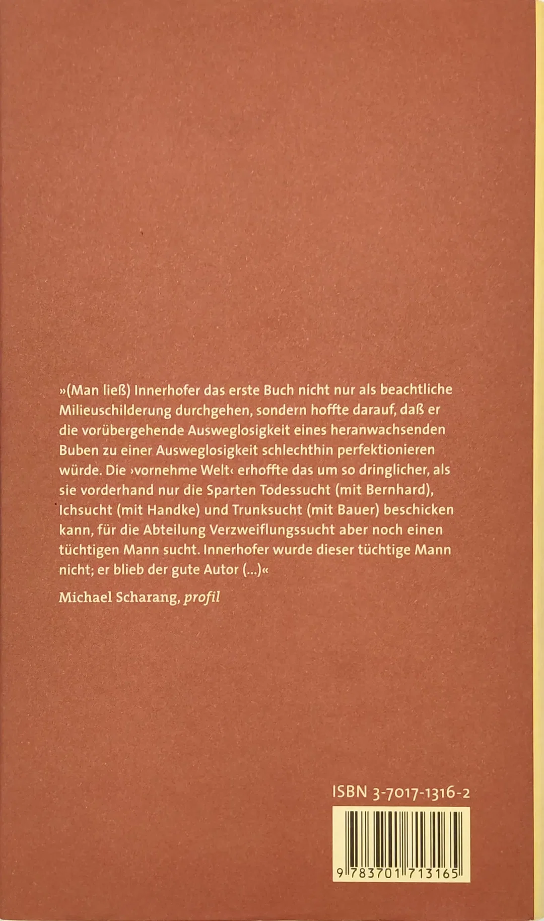 Buchsammelbox mit den Werken: Schöne Tage, Schattseite, Die Grossen Wörter - Franz Innerhofer – Bild 6