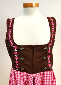 My Trachtenstadl Dirndl Gr. 40 bestickt mit Blumenmuster  - Bild 3