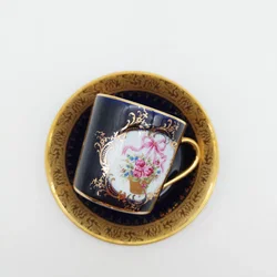 Mokkatasse Limoges Castel Porzellan | Französischer Vintage-Schatz – Vorschau 2