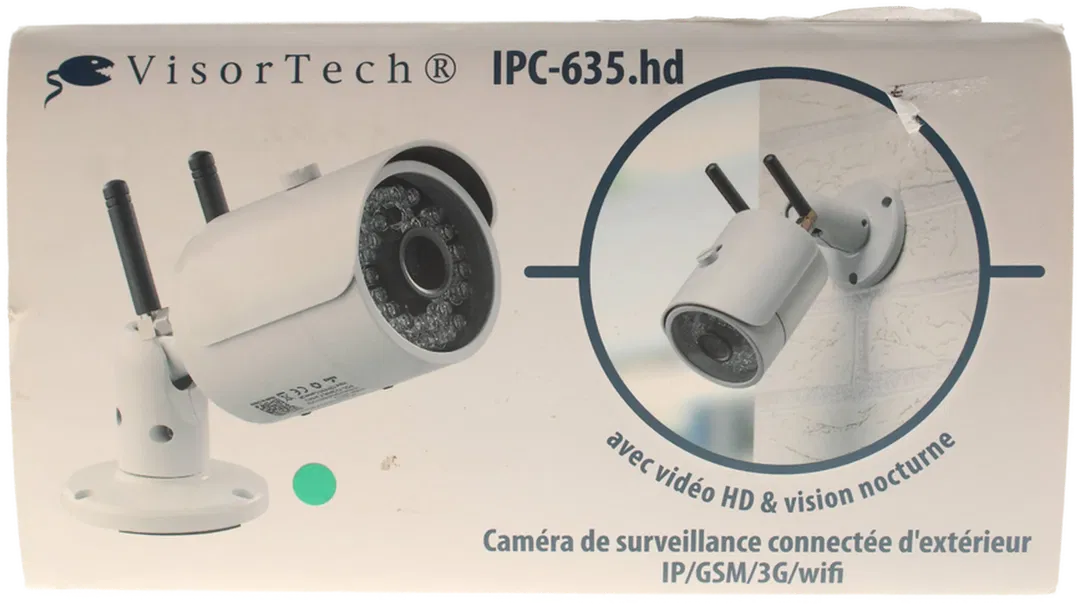 VisorTech IPC-635.hd – HD Outdoor IP/3G/WLAN Überwachungskamera mit Nachtsicht, Bewegungserkennung & App-Steuerung – OVP - Bild 1