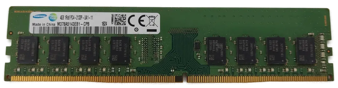 Samsung 4GB  DDR4 1Rx8 PC4-213P-UA1-11 Arbeitsspeicher / RAM  - Bild 1