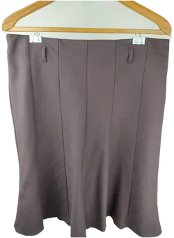 S. Oliver Damen Midi Rock braun- XL/42 - Bild 1