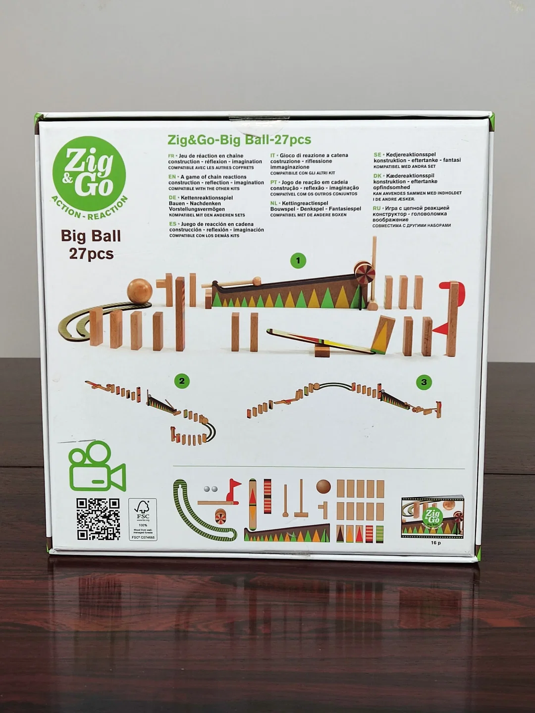 Zig & Go- Big Ball "Action-Reaction" - Gesellschaftsspiele - Djeco – Bild 2