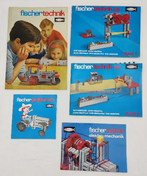 Fischer Technik - Vintage Konvolut Bauanleitungen - 32 Stück – Bild 8