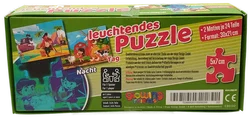Kinderpuzzle, Nachtleuchtend, 2 Motive je 24 Teile, ab 3 Jahren | Gute-Nacht-Zauber - Bild 2