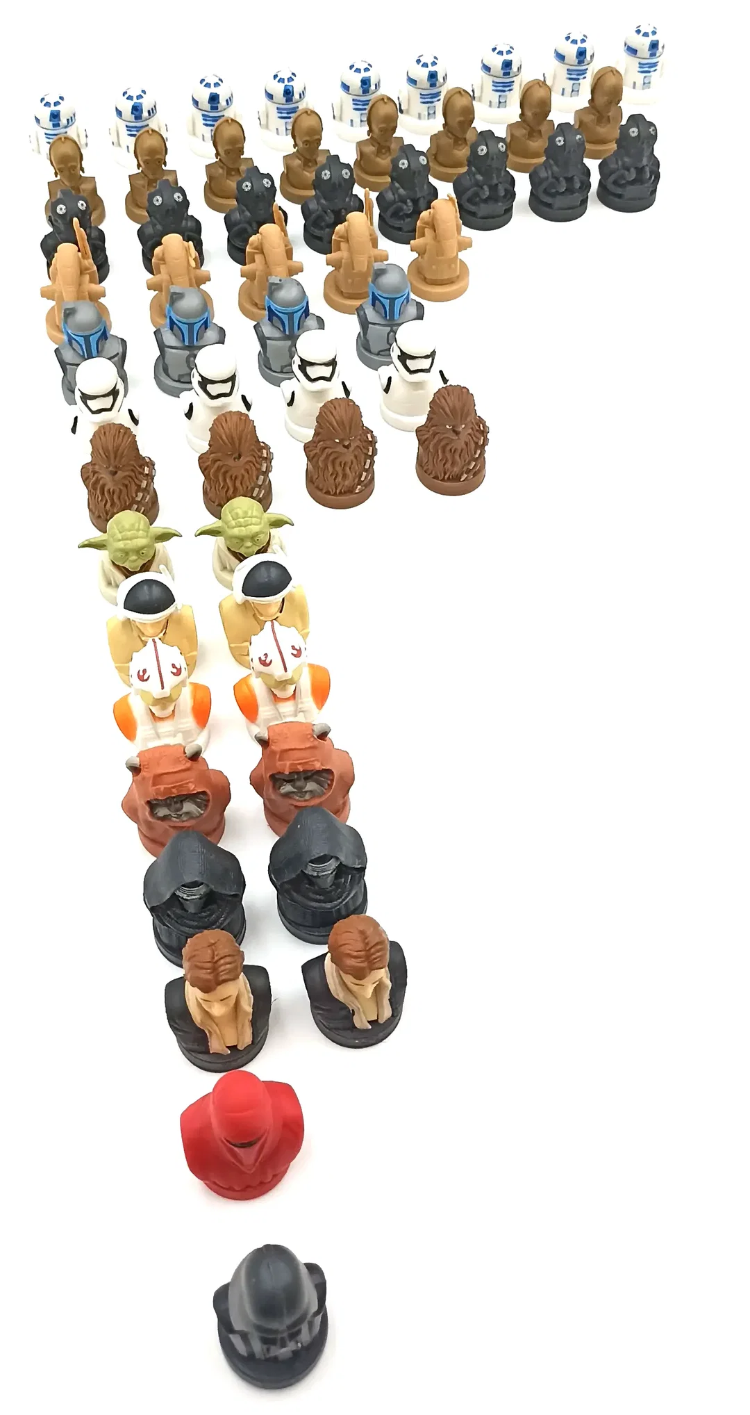 Star Wars Stempelfiguren aus Silikon 56 Stück - Bild 1
