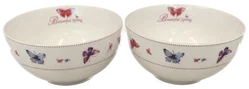 Landscape, 2 Schüsseln, Bowls, Schmetterlinge – Vorschau 2