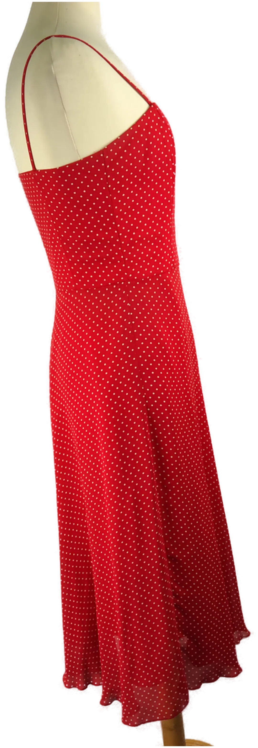 Midikleid Jake*s Gepunktet Viskose Gr. 40 | Sommerabend-Charme – Bild 2