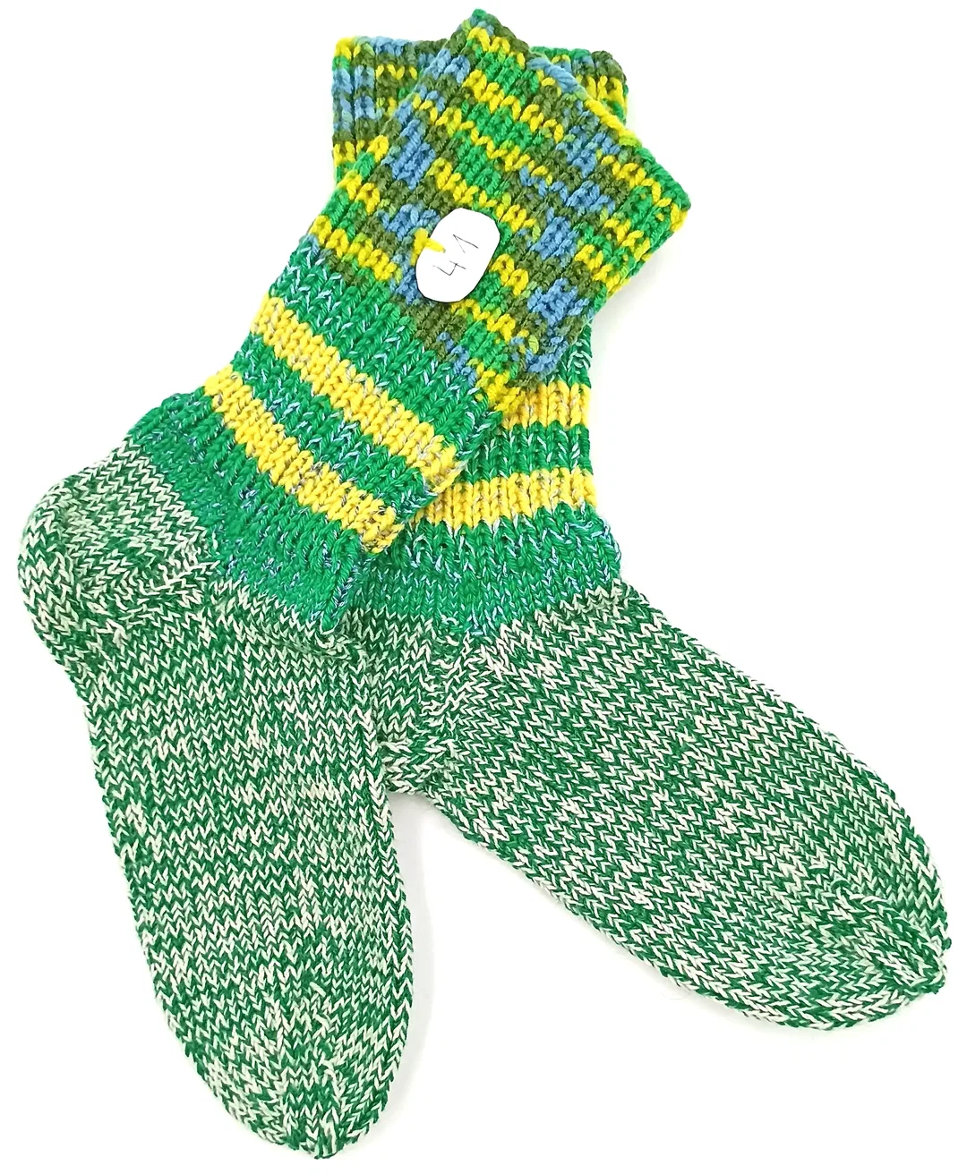 Handgestrickte Wollsocken Gr. 41 - Bild 4