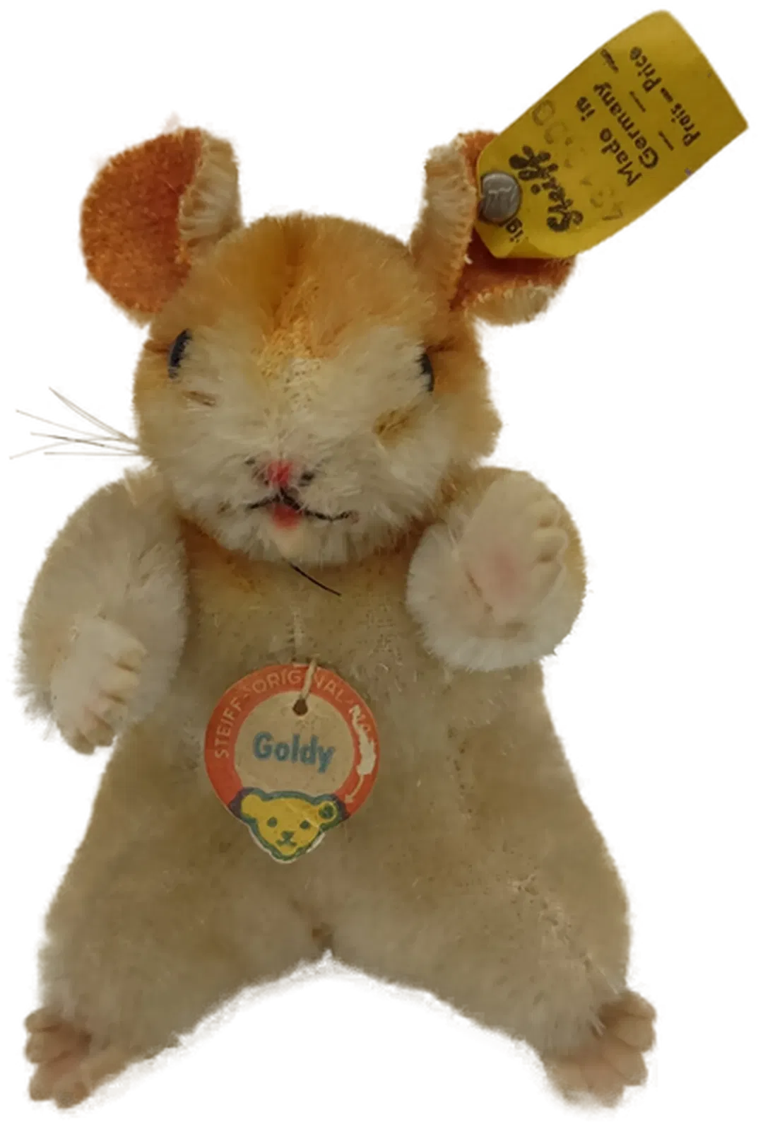 Steiff Goldhamster vintage 10 cm - Bild 4