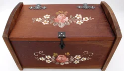 Rustikales Holzdeko-Set – handbemalt im Landhausstil, Schrank, Regal & Kasten - Bild 2