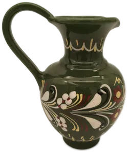 Keramikkrug ungarische Volkskunst - Bild 1