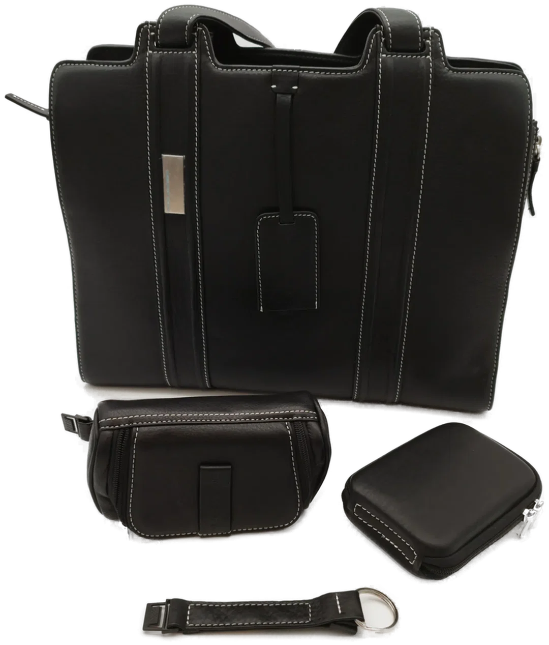 Damenhandtasche Piquardo Schwarzes Leder | Business-Eleganz – Bild 8