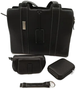 Damenhandtasche Piquardo Schwarzes Leder | Business-Eleganz - Bild 5