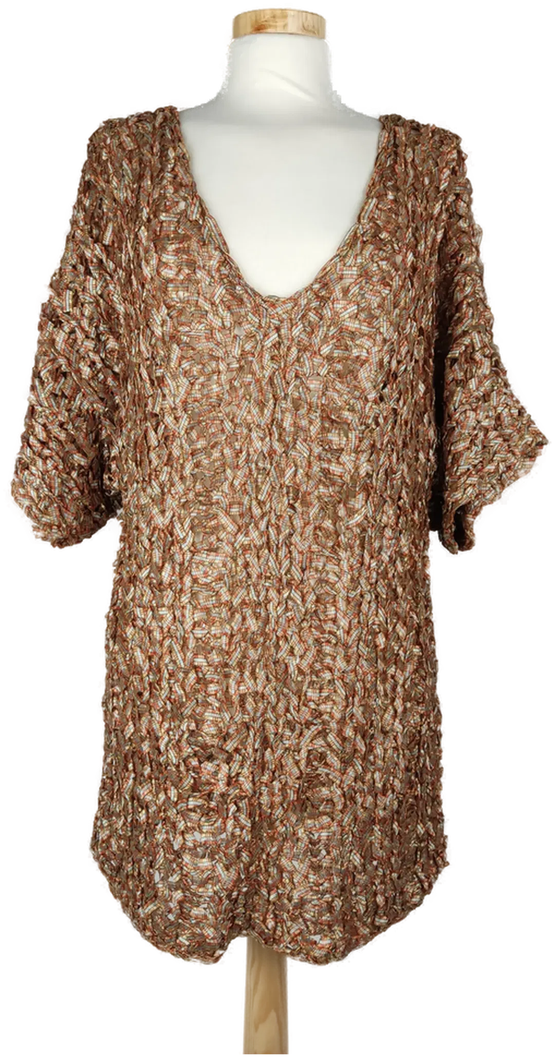 OUI Damenpullover gestrickt bunt - 42/ XL - Bild 1